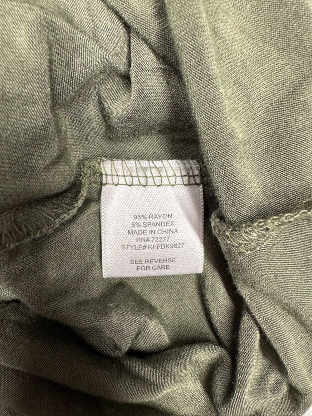 Love Fire Olive Green Sleeveless Dress - Picture 4 of 7
